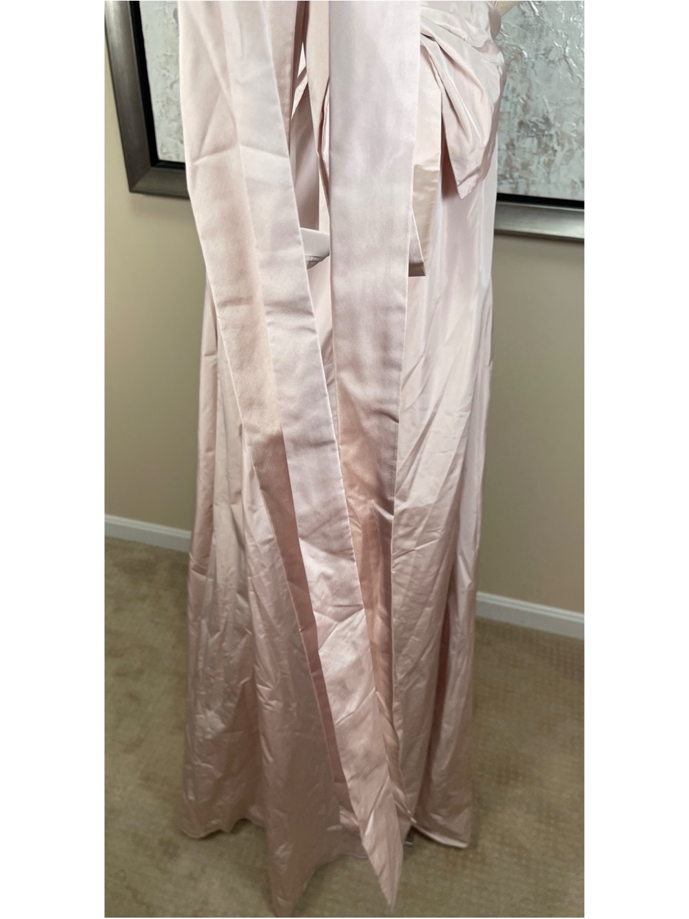 Bernadette Estelle bow embellished taffeta pink blush - Picture 6 of 11